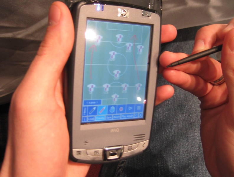 iCoach works on a PDA too