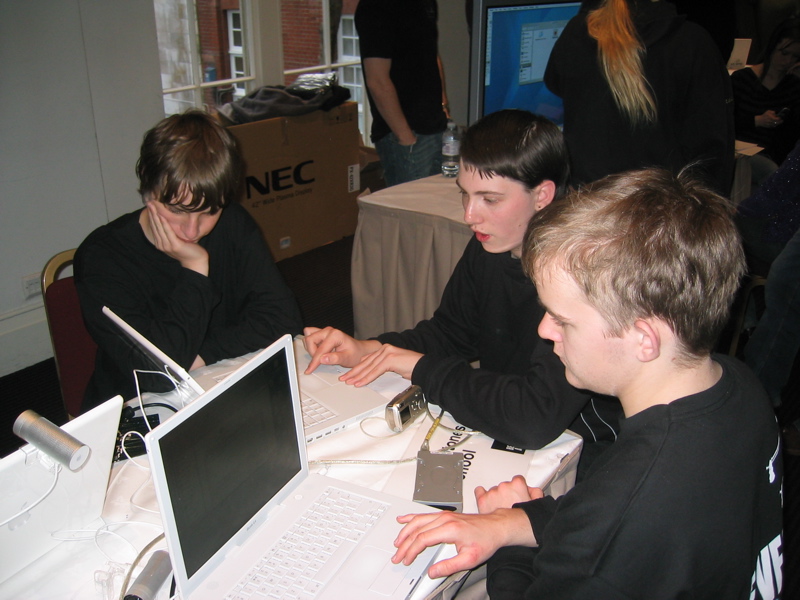 Pupils from Stepping Stones exchange their ideas