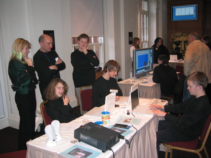 James Blomfield looks on at what the pupils are doing