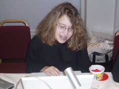 Another Stepping Stones pupil displays her skill at animation