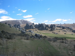 Limestone outcrops