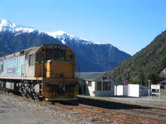 Train at Arthur's Pass