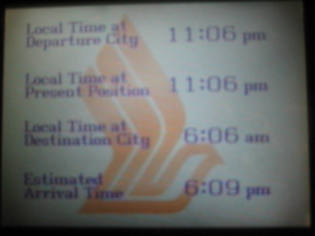 In flight times