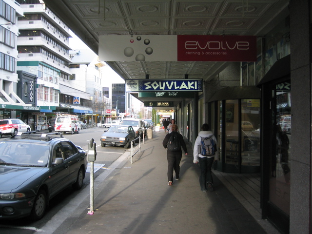 Downtown in Christchurch, NZ