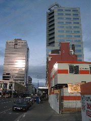 Downtown in Christchurch, NZ
