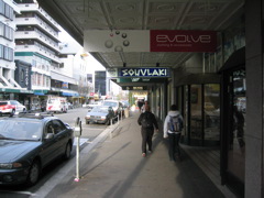 Downtown in Christchurch, NZ