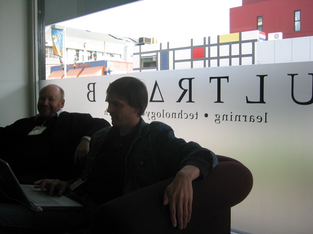 Richard and Stephen in Ultralab South