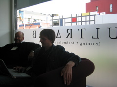 Richard and Stephen in Ultralab South