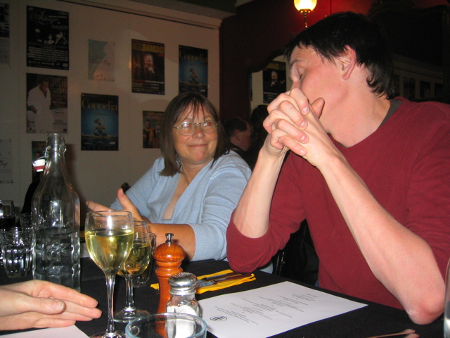 Carole and Stephen, look at the eyes!