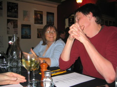 Carole and Stephen, look at the eyes!