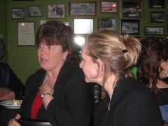 Headteacher and Joy Hooper