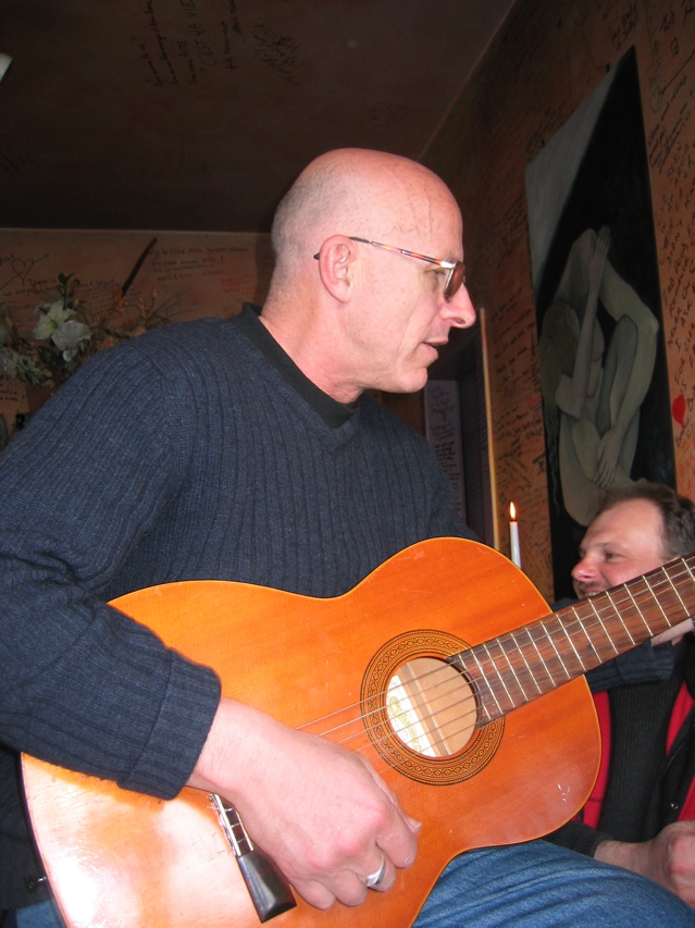 Vince Ham on the guitar