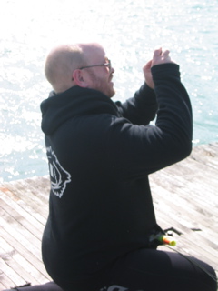 Richard taking the shots