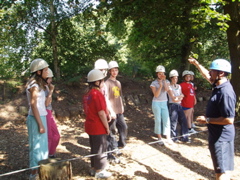 Low ropes course... 