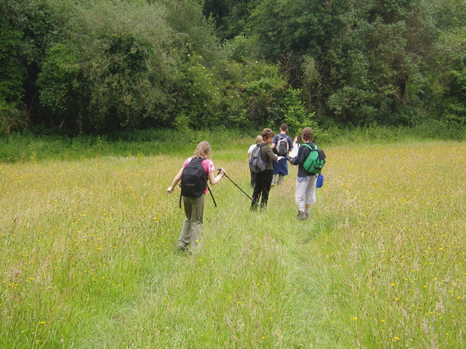 Only a steep downhill section to go now.