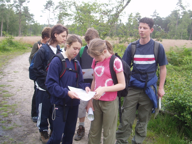 Amy and Amie make some choices about routes.