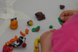 Plasticine modelling