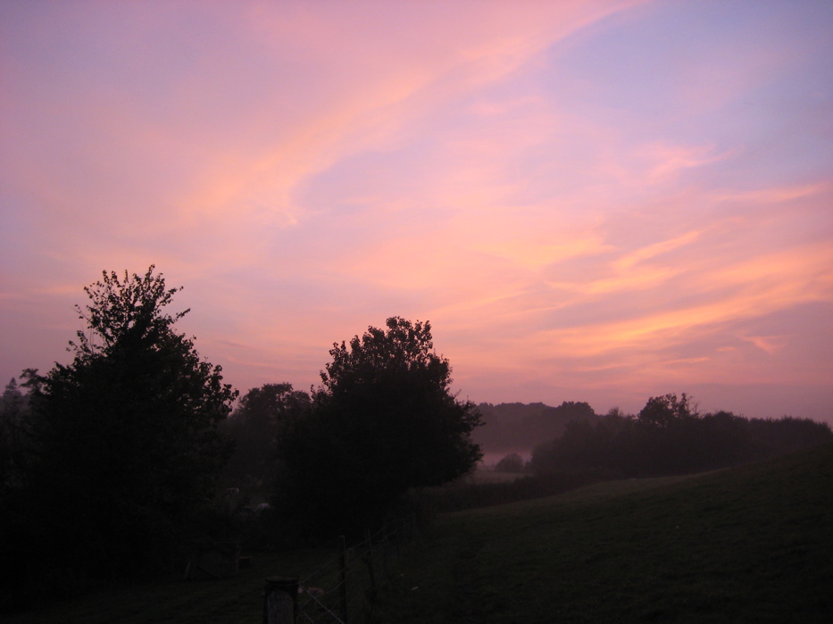 Red sky at night, shepherd's delight!