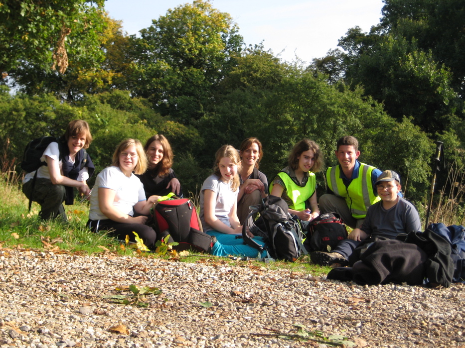 2km into the hike, we stop for a proper break.